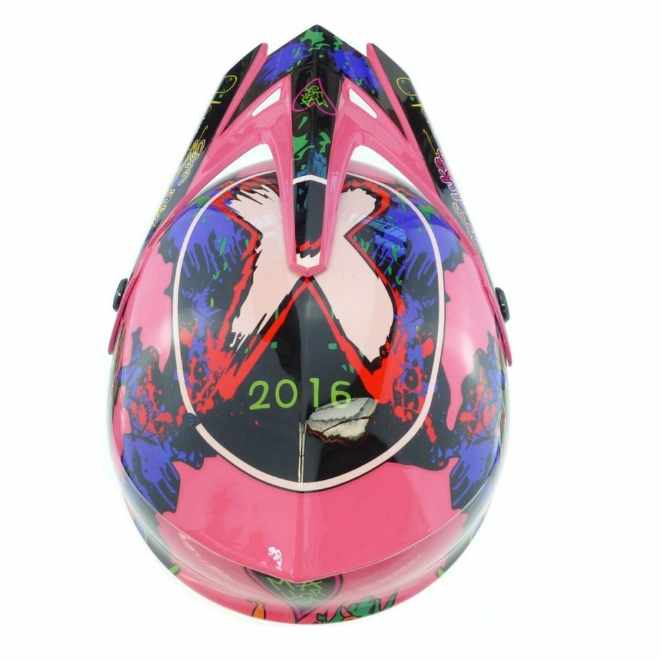 Crosshelm Motorradhelm Enduro Dowbhill Dirtbike Quad Helm Pink in Greven