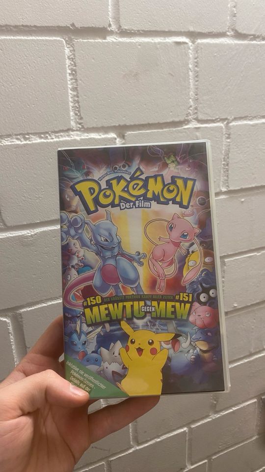 VHS Pokemon der Film Mew & Mewtu 1999 | deutsche Ausgabe in Köln