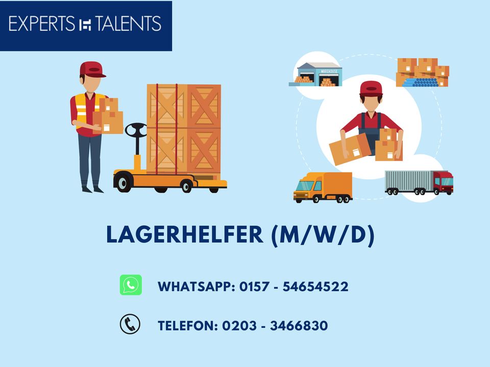 Helfer Lagerlogistik (m/w/d) in Duisburg