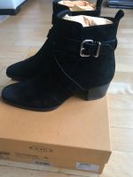 Tod‘s Stiefeletten, Ankle Boots, schwarzes Veloursleder, Größe 38 Berlin - Pankow Vorschau