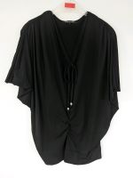 Shirt, schwarz von Twister, V-Ausschnitt und Schleife, Größe 44 Bayern - Naila Vorschau