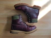 Timberland Earthkeepers Boots Lederstiefel bordeauxrot - olivgrün Hessen - Darmstadt Vorschau