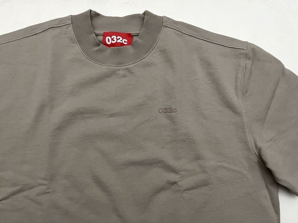 032c T-Shirt Heavy L Greyish Beige Sweat Urban Streetwear in Berlin