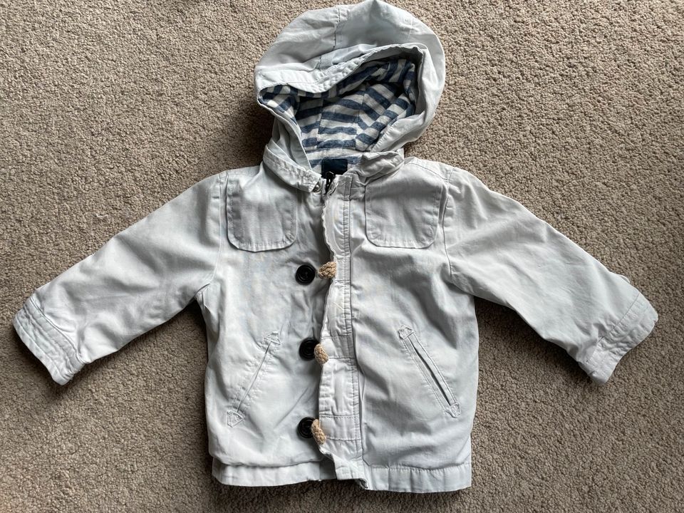 Neue ZARA Jungen Jacke Übergang Gr. 74 68 leicht gefüttert in Friedberg