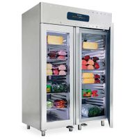 Kühlschrank mit Glastüren 1400 Liter aus Edelstahl | GN 2/1 Rheinland-Pfalz - Speyer Vorschau