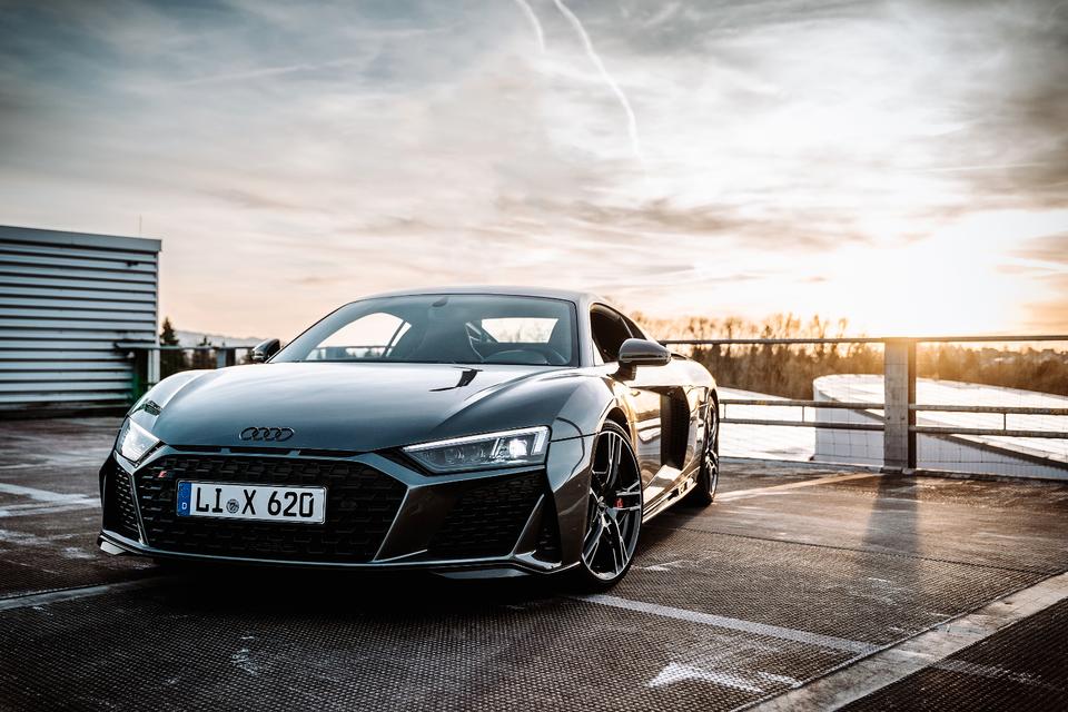Audi R8 V10 mieten - Bodensee / Sportwagen mieten / Hochzeitsauto in Weißensberg