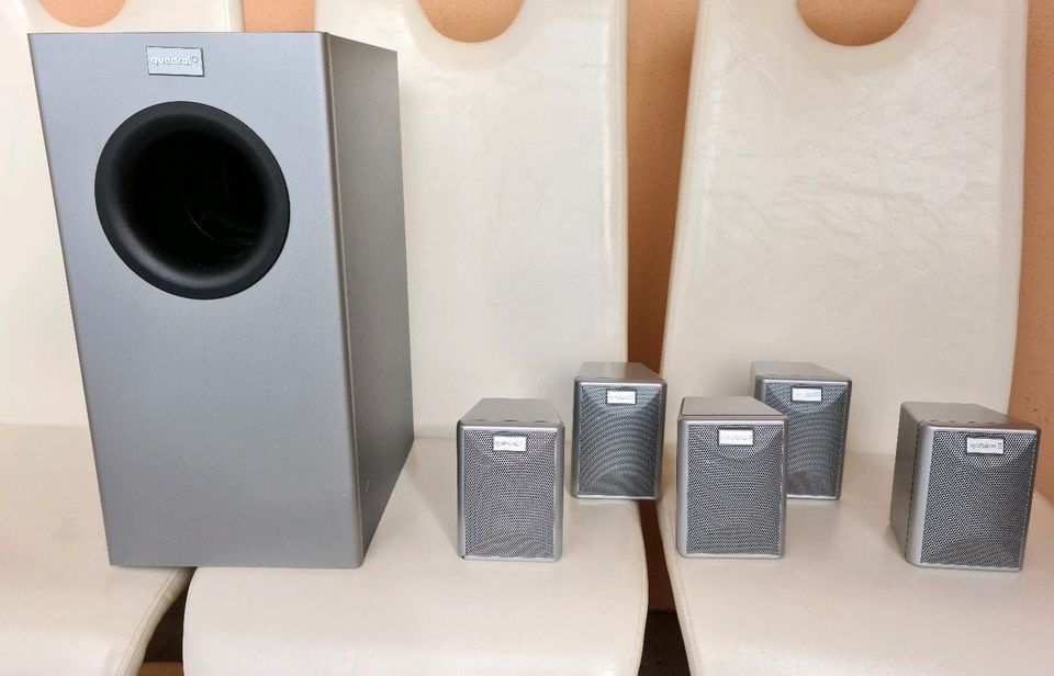 5x Quadral TSA100 Lautsprecher Boxen + 1x Quadral Subwoofer in Petersberg (Saalekreis)