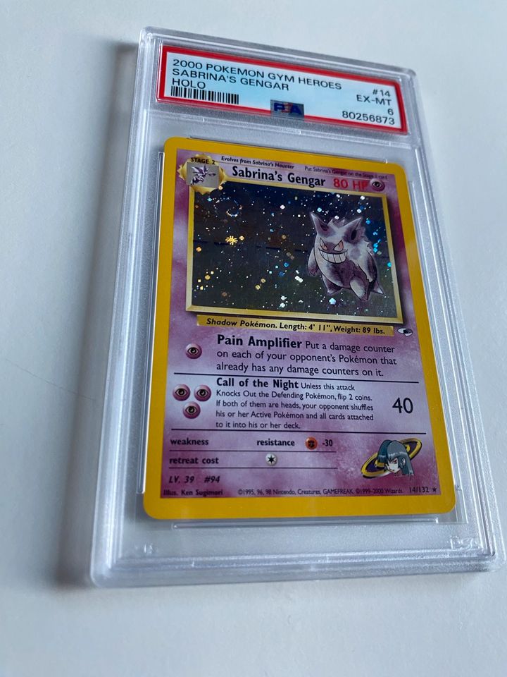 Sabrinas Gengar PSA Pokemon Karte | 2000 Gym Heroes Card Holo in Hamburg