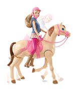 Barbie Reiterin mit Pferd mit Bewegungsfunktion Cmp27 Bayern - Raubling Vorschau