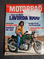 Das Motorrad 8/1975 u.A. Honda CB 400 Four Laverda 1000 Bultaco 2 Bayern - Kirchseeon Vorschau