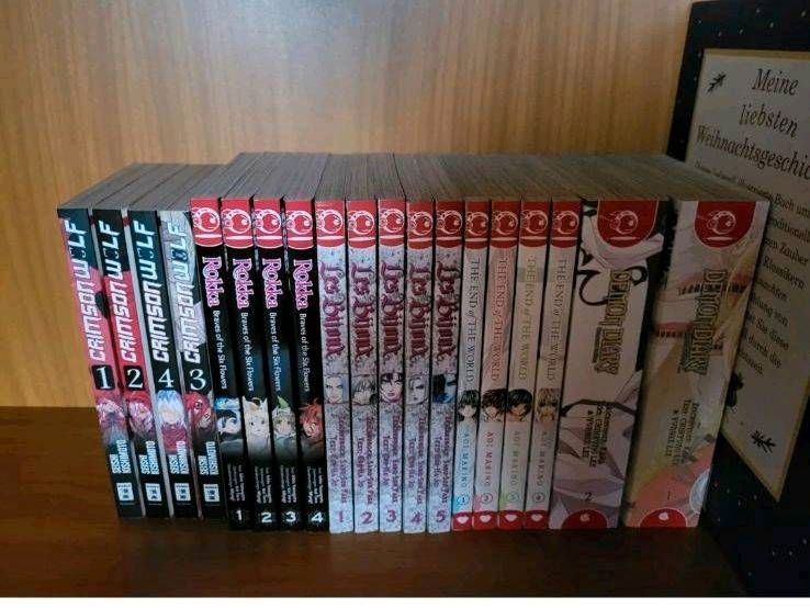 Manga Sammlung Paket Mangas Bücher Demon Diary Rokka crimson wolf in Pritzwalk
