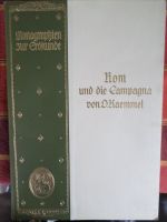 1925 Buch Monographien zur Erdkunde Rom, Campagna antiquarisch Berlin - Marzahn Vorschau