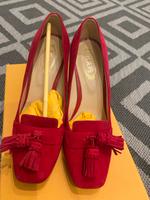 NEU: Tod‘s Pumps rot Wildleder Größe 36 Bayern - Senden Vorschau