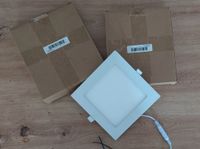 3x LED Panel Einbaustrahler eckig Weiß Bayern - Cadolzburg Vorschau