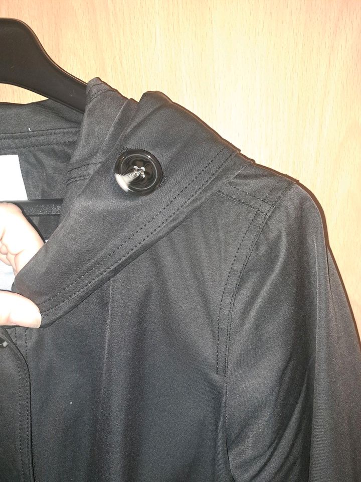 Jacke Regenmantel Street One schwarz 42 XL in Baesweiler