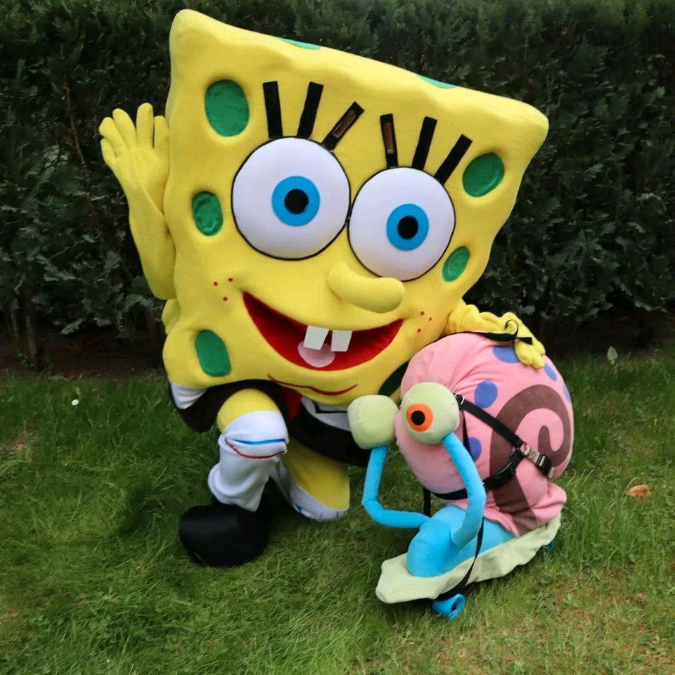 Spongebob Maskottchen Kostüm Geburtstag Kita Fasching Schwamm in Berlin