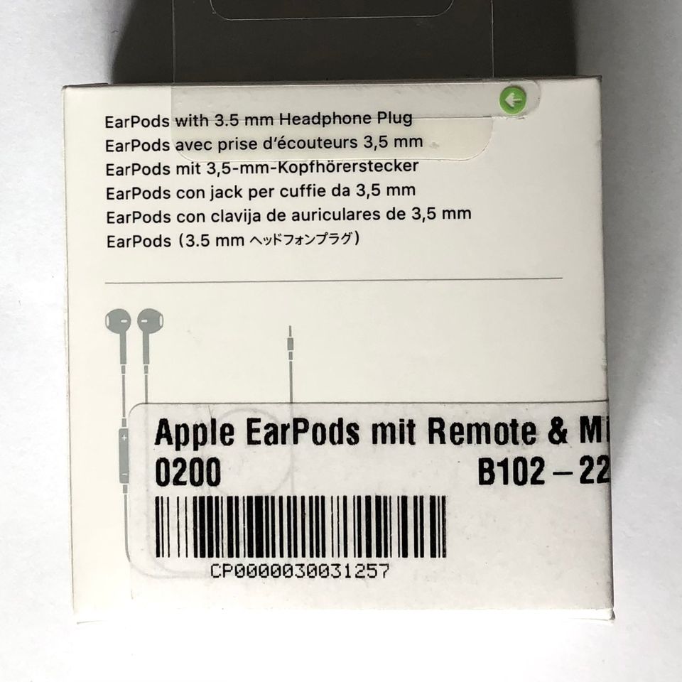 Apple EarPods mit 3,5 mm Kopfhörerstecker; neu, unbenutzt, OVP in Bonn