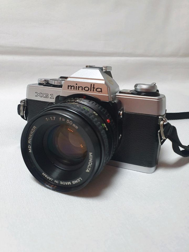 Minolta XG 1 Spiegelreflexkamera 35mm 1978 in Freilassing