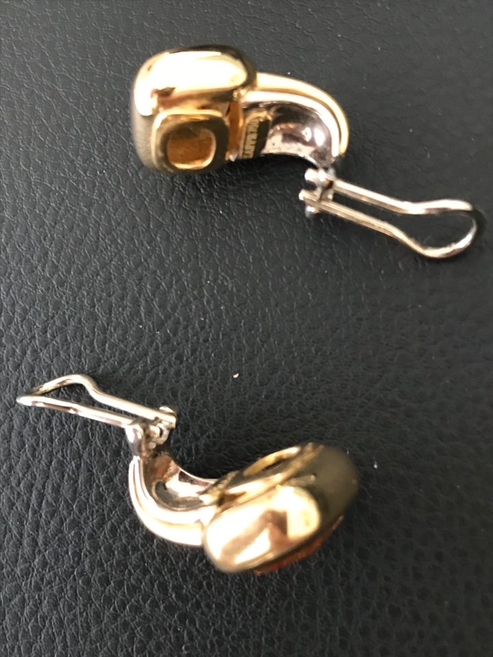 Ohrringe/Clips750 Gold +Citrin Goldschmied ZAPPE Juwelier Becker in Halstenbek