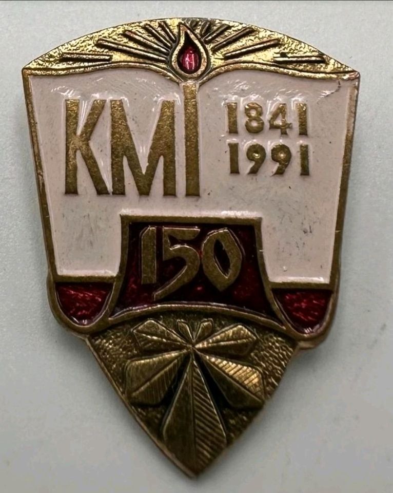 Ukraine Anstecker KMI Kiewer Medizin Institut 150 Jahre 1841-1991 in Fellbach