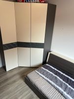 Jugendzimmer Bett + Eckschrank + Matratze/ Lattenrost *Grau* Baden-Württemberg - Backnang Vorschau