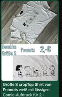 Größe S. Crop top Shirt Peanuts (lässig Comicdruck) von Bershka Hessen - Darmstadt Vorschau