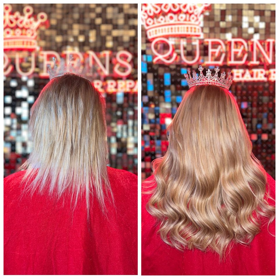 Haarverlängerung / Extensions by Queens Hair Repair in Berlin