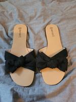 Esmara Pantoletten Sandalen Knoten schwarz Textil Stoff 39 NEU Sachsen - Aue Vorschau