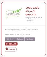 Logopäde (m,w,d) gesucht! Nordrhein-Westfalen - Gelsenkirchen Vorschau