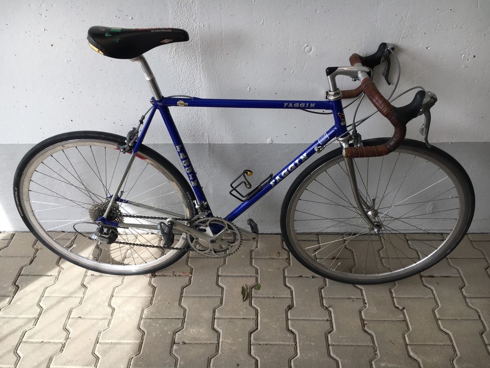 Faggin Palermo Rennrad Stahl RH 54 Shimano 600 in Ansbach