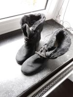 Flauschige Winter Stiefel von Rohde, Gr 39 warm, schwarz Nordrhein-Westfalen - Lienen Vorschau