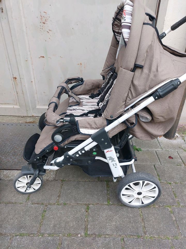 Hartan ZX 2 II Kinderwagen Zwillingswagen Doppelwagen in Karlsruhe