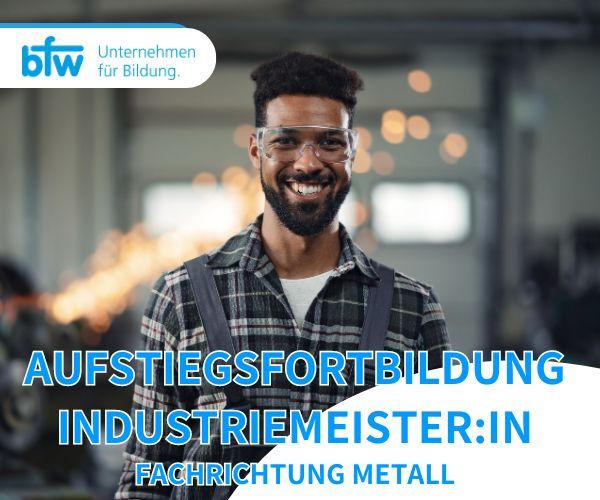 Aufstiegsfortbildung – Industriemeister:in Metall Osnabrück in Osnabrück