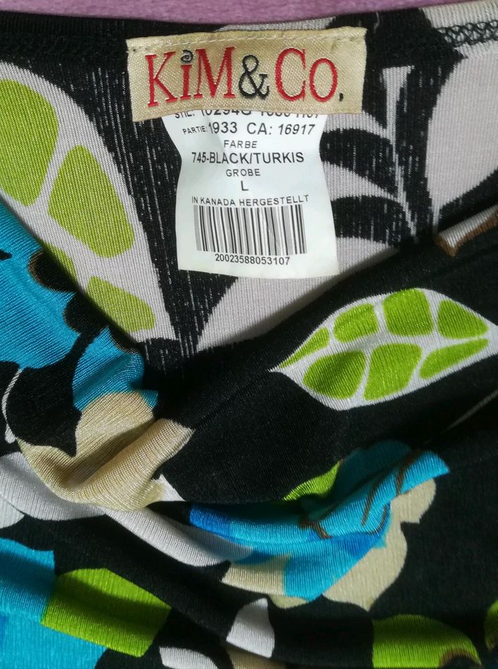 QVC - Kim & Co Blusenshirt Größe L, neuwertig in Netzschkau
