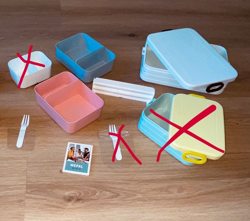Set Mepal Bento Brotdose Dose Lunchbox Pastell in Hameln
