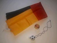 Neu Accesoires Fußball Deutschlandflagge, Trillerpfeife, Ball Hessen - Villmar Vorschau