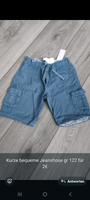 Gr.122 kurze Hose Shorts Mädchen Jeans blau Blumen Hessen - Homberg Vorschau