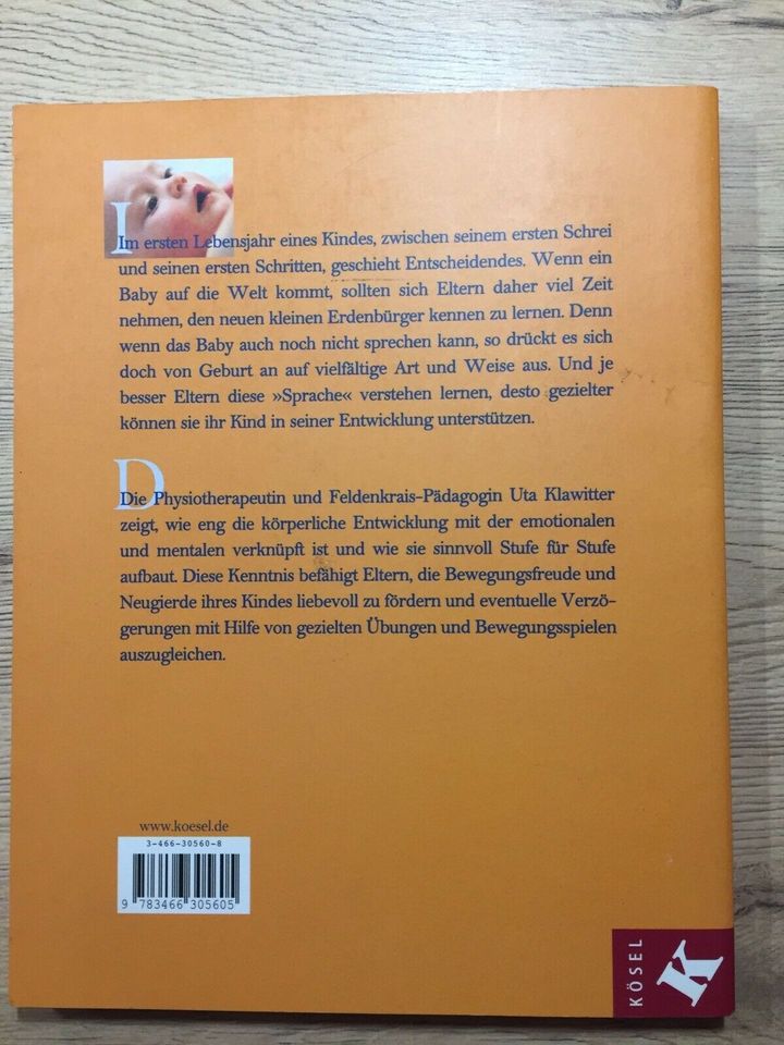 Buch Bewegungsspiele für Babys, sehr guter Zustand in Erding