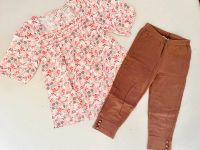 Set Tunika Leggings 114 110 116 Vertbaudet Kleid Blumen vintage Dresden - Dresden-Plauen Vorschau