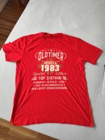 Fun T-Shirt rot Spreadshirt "1983" Bayern - Hitzhofen Vorschau