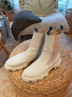 Stiefel Boots Gr. 40 beige Damen NP 140,- Hessen - Schlüchtern Vorschau