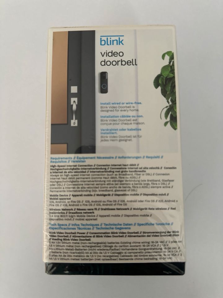 Blink Video Doorbell | Zwei-Wege-Audio, HD-Video in Wutöschingen