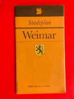 legendärer Stadtplan von Weimar (1:10.000) aus DDR-Zeit (1986) Thüringen - Weimar Vorschau