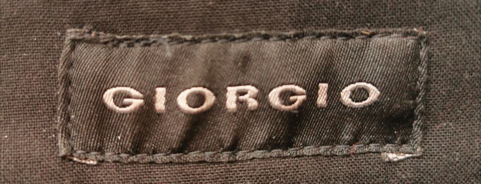 coole schwarze Hose von GIORGIO, Made in Italy, Maße im Text in Zühlen (b Neuruppin)