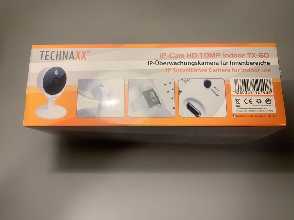 Technaxx Ip Überwachungskamera Tx 60 nie benutzt in Düsseldorf