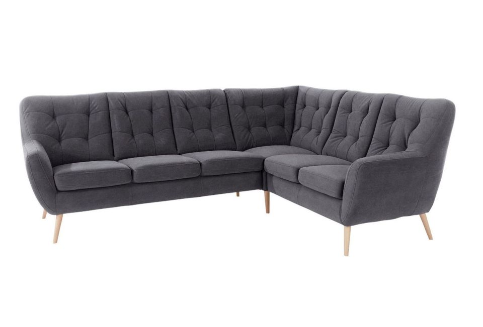 Sofa ecksofa Scandi anthrazit 258cm Neu & modern Luxus-Microfaser in Hamburg