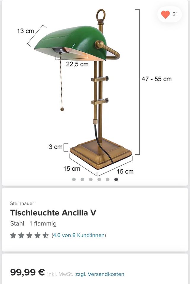 Tischleuchte in Hannover