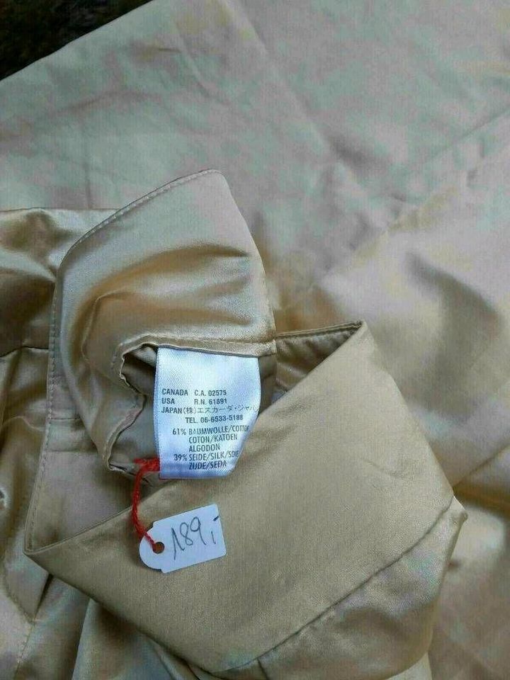 Escada Sport Luxus 7/8 Hose culotte Gold, Baumwolle & Seide, neu! in Düsseldorf