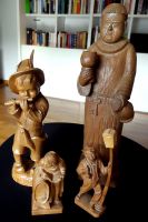 3 geschnitzte Holzfiguren, sehr dekorativ Saarbrücken-Halberg - Güdingen Vorschau