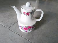 Colditz Porzellan Kanne Tee Kaffee mit Blumen weiß pink Vintage Nordrhein-Westfalen - Rösrath Vorschau